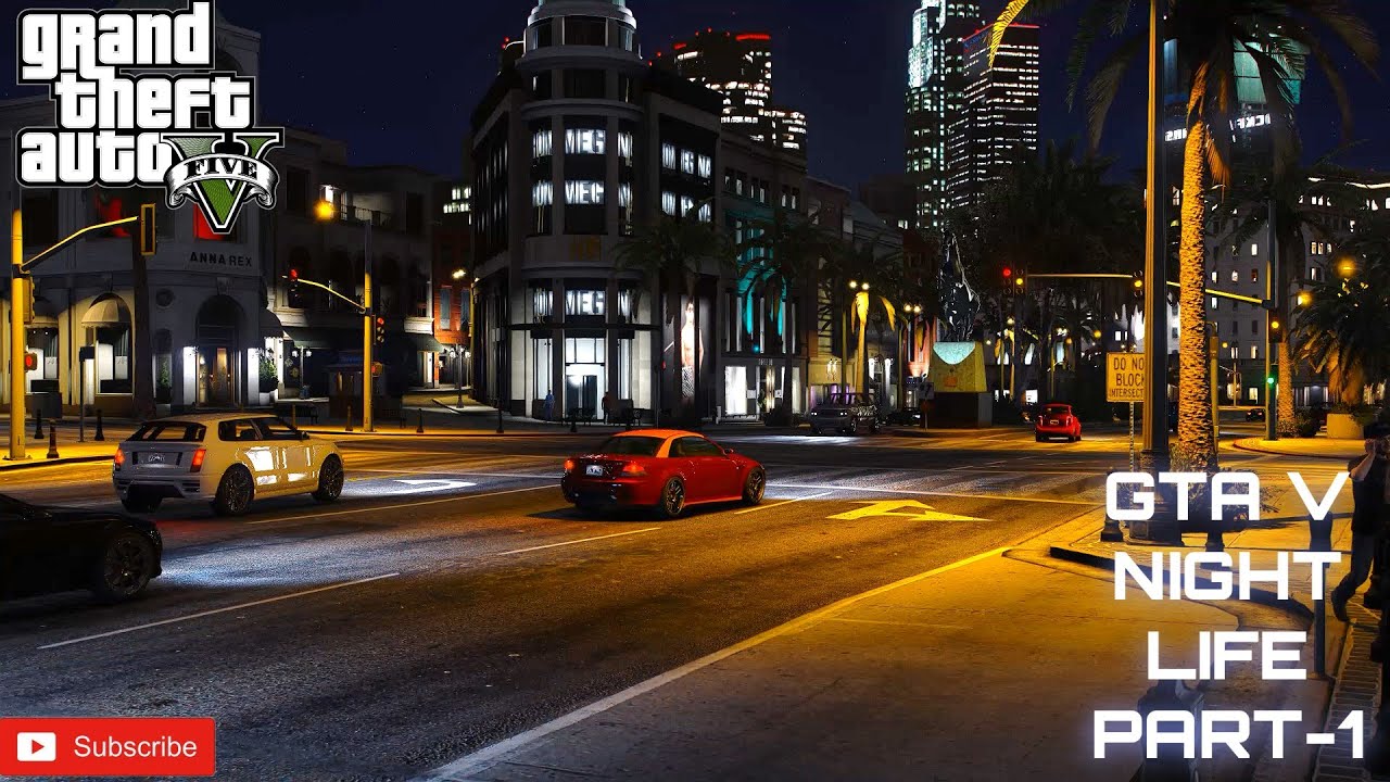 Exploring Los Santos Nightlife in GTA 5 | Part 1 - YouTube