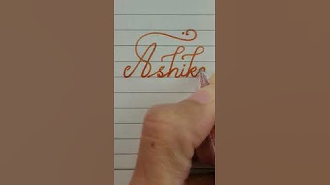 #ashika for you...hope you like it...Comment your cute name or initials 😊
