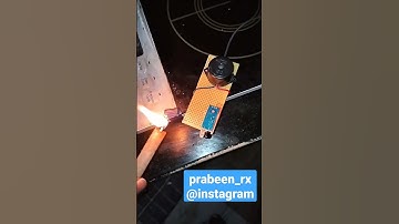 Fire detection using IR sensor without Arduino #shortsfeed #arduino #electronic