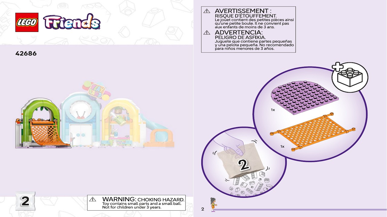 LEGO Instructions - Friends - 42686 - Fun Indoor Playground