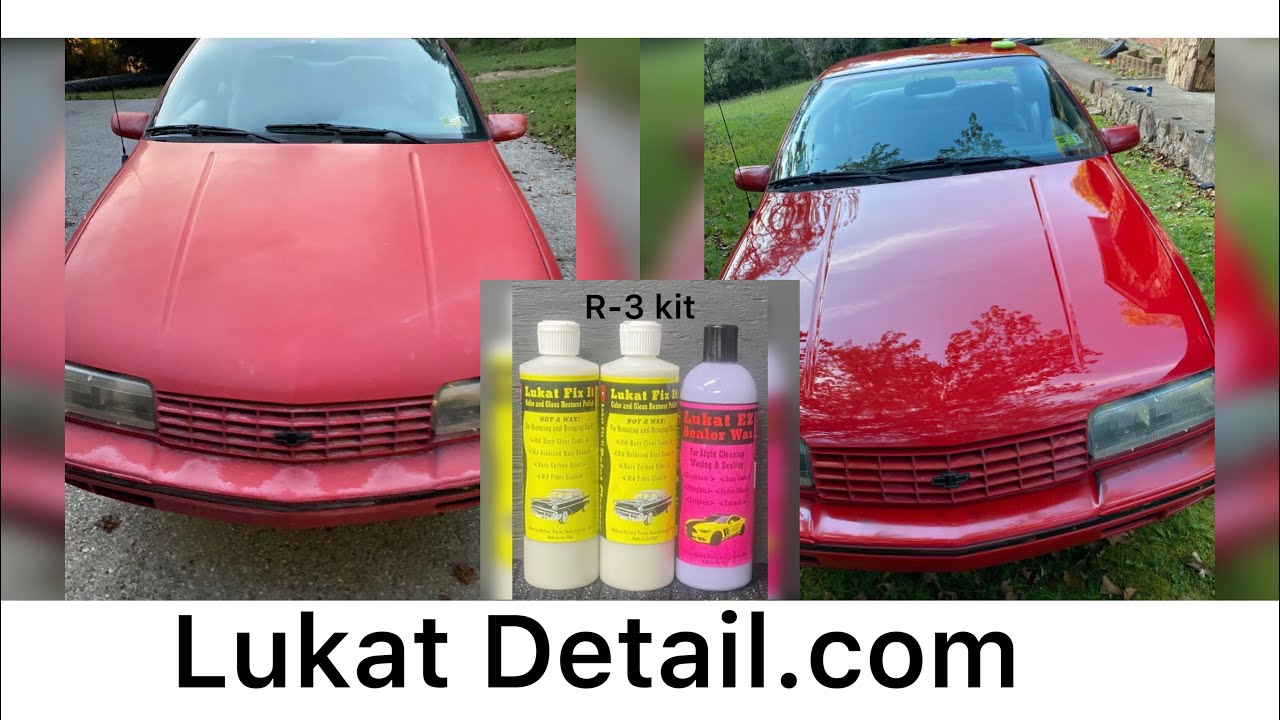 LUKAT FIX IT! The PAINT CLEANER For CLEANING Your OLD OXIDIZED CAR