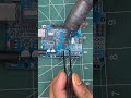 How to sold and desold IC with the help of tweezer's #trending  #robotickit #arduino #youtubeshorts
