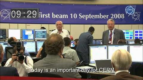 LHC First Beam, 10 September 2008: The biggest media event ever held at CERN