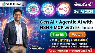 Generative AI Class04 in Telugu   GenAi Agentic MCP+ N8n Demo  By Dhamodhar 17Th Batch 06AM 01st May