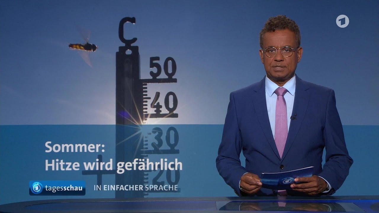 Übermittlung nachrichtendienstlicher tagesschau in Einfacher Sprache 19:00 Uhr, 26.06.2026 - YouTube