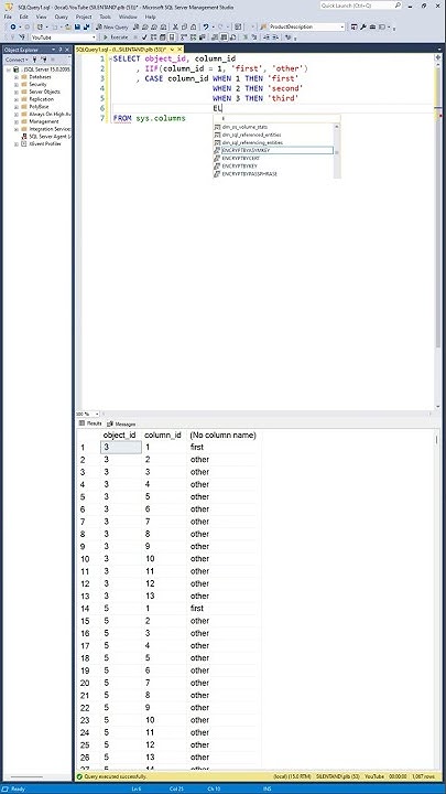 SQL Server in a minute: The CASE expression (the equivalent of the ...