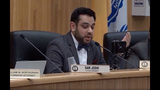 The Dictatorship of Edison Councilman Sam Joshi