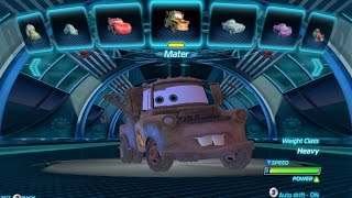 ... this is a video showing off all the characters in disney pixar
cars 2 game, including lightning mcqueen, mate...