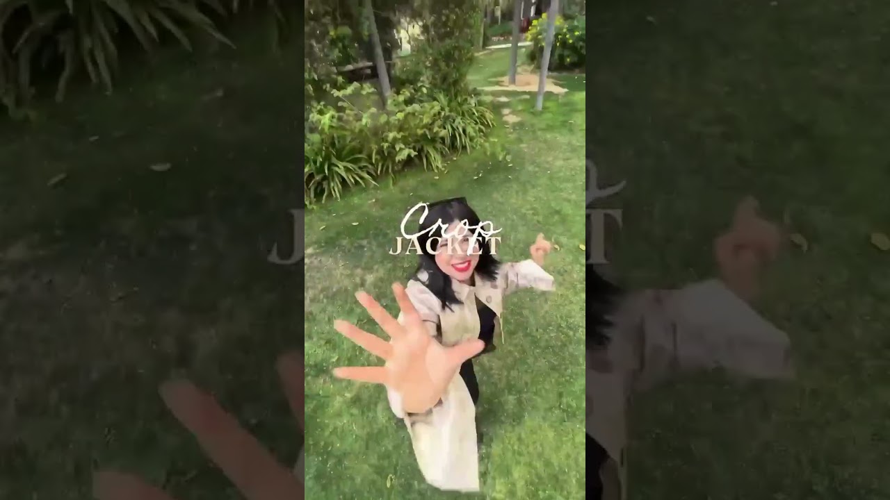 Sustainable Eco-Printed Crop Jacket for Women | Winter Fashion & Slow Fashion Style