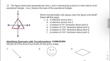 geo symmetry with tranformations cw 12