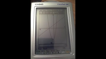 Raices, Minimo y Maxi y Punto de Interseccion en CASIO CLASSPAD 300 / 330