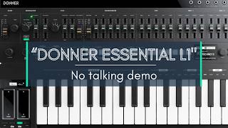 DONNER ESSENTIAL L1 + KB-32M - No talking demo @Donnermusic_Official