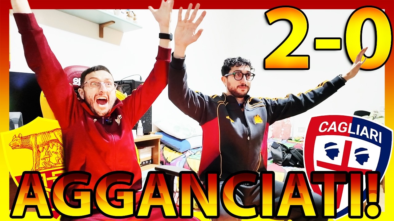 RIPRESI! Roma-Cagliari 2-0 🔥 | Live reaction
