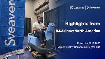 Sveaverken Autonomous Cleaning Robots in Action | ISSA North America 2025 Highlights