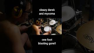 MYXOMA is best taiwan goregrind band #grindcore #blastbeats #drummer #taiwan