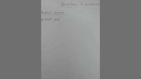 TRICKS FOR NEET/AIIMS 2018 ---LOGIC GATES