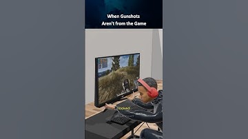 When Gunshots Aren’t From the Game 💀 #shorts