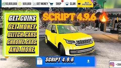 🔥SCRIPT CAR PARKING MULTIPLAYER 4.9.6 NEW BETA UPDATE BEST SCRIPT🔥