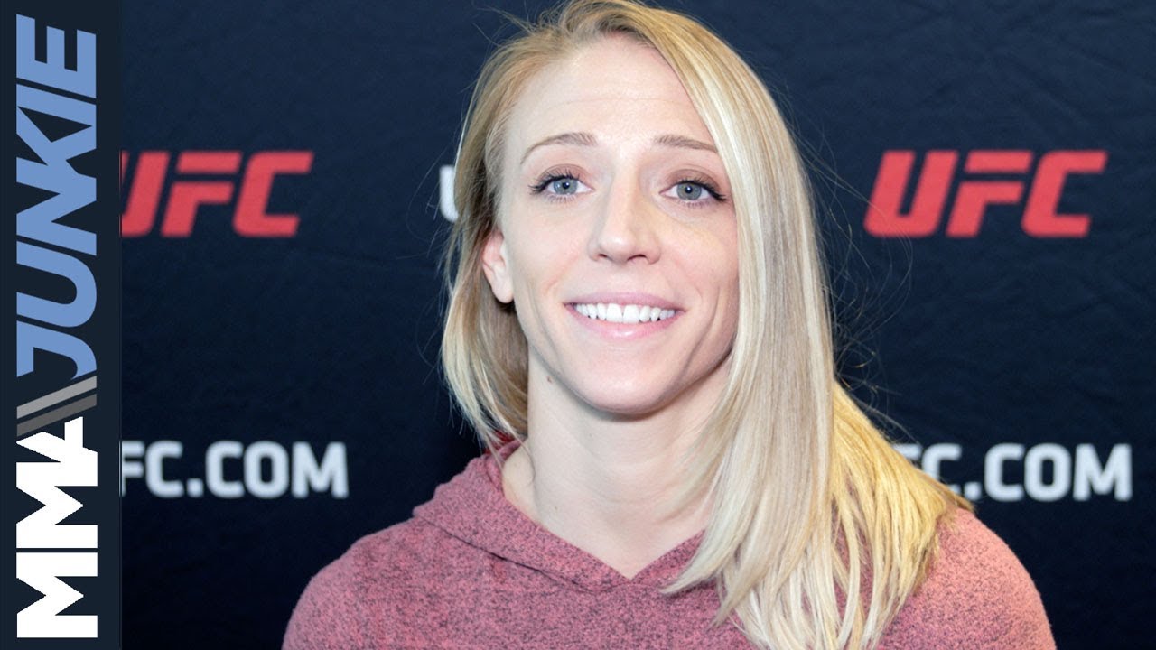 UFC 226: Emily Whitmire media scrum in Las Vegas