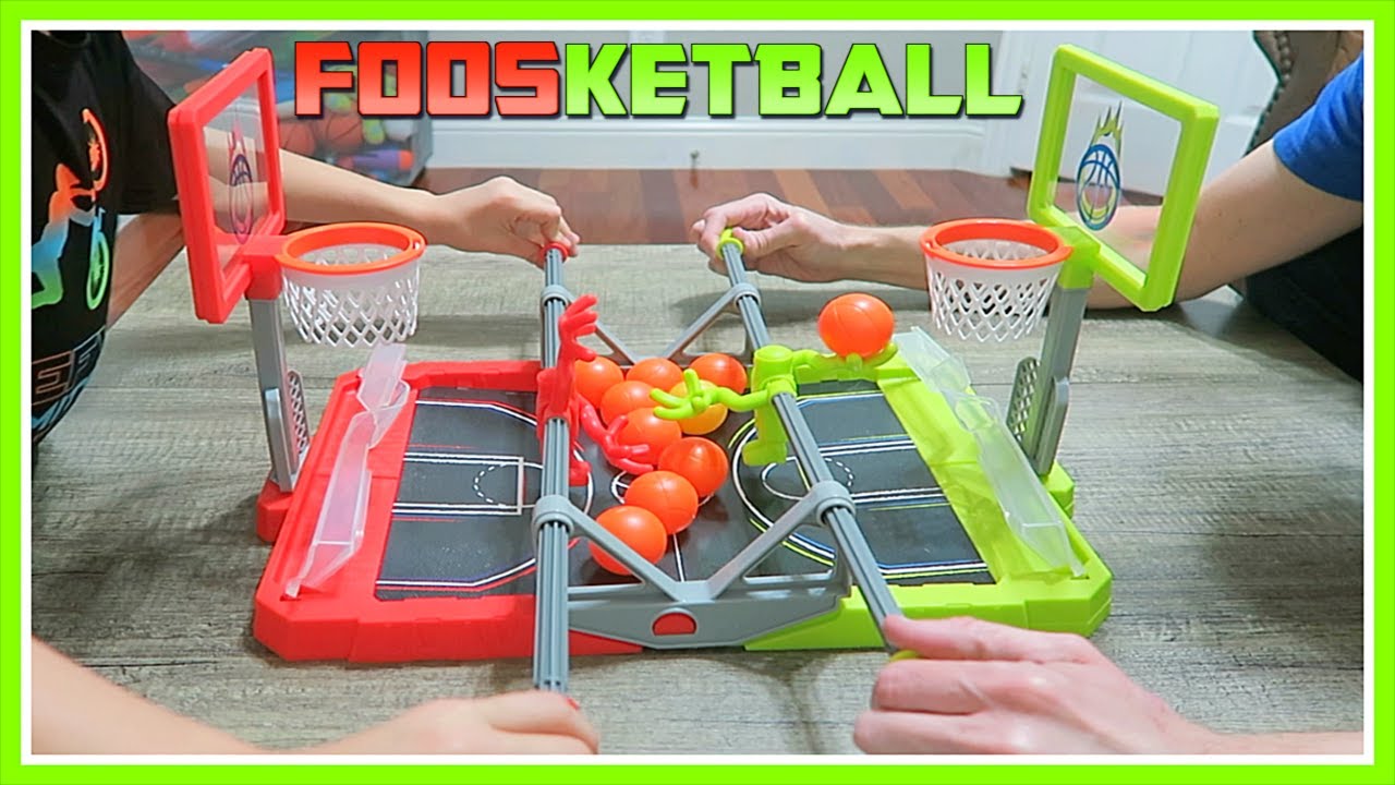 FOOSKETBALL!!! The Foosball + Basketball Game Review YouTube