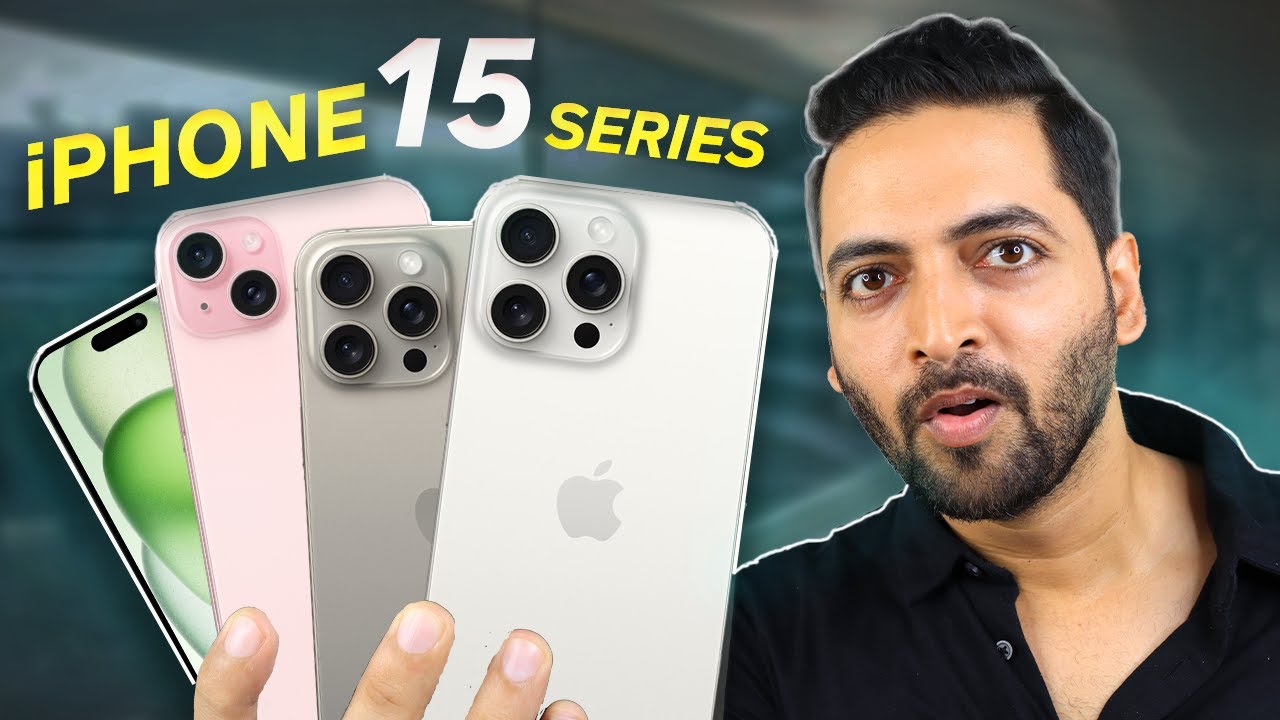 iPhone 15, iPhone 15 Plus, iPhone 15 Pro & iPhone 15 Pro Max First Impressions ! With Type-C Port
