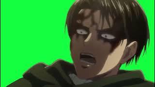 Levi Attack On Titan Anime Green Screen Pack