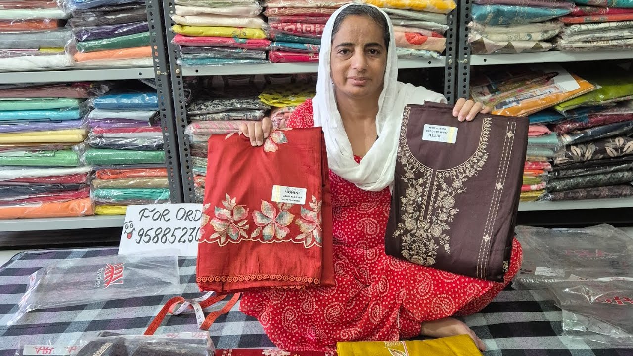 💫 Jaam allover suits with dupatta work 👌 ☎️9588523053 #viral #indianfashionbrand #suitfashion #suit🌸