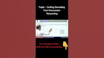 Coding Decoding Important Questions |By Shashi Karna Sir |Reasoning| SD Educom