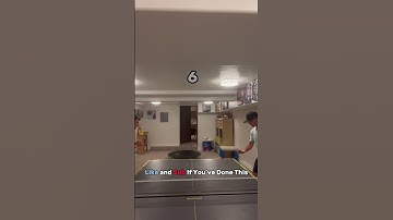 Ping Pong 7 Bounce Challenge #trickshots #difficult #pingpong #challenge #fyp