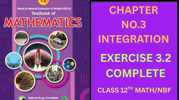 EX 3.2  CLASS 12TH MATHS ll NBF NEW BOOK 2025 ll ex 3.2 CLASS 12TH MATHS NBF llby math technician