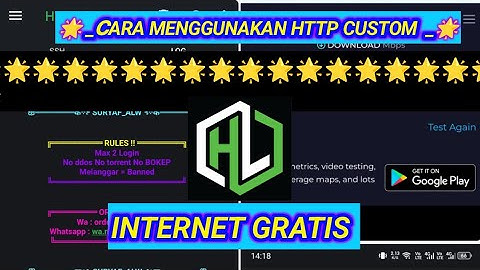 INTERNET MURAH MENGGUNAKAN HTTP CUSTOM 
