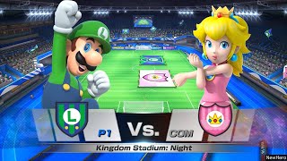Mario Sports Superstars - Luigirosalina Vs. Peachmario