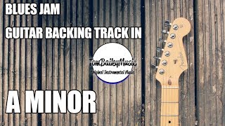 Blues Jam Guitar Backing Track In A Minor chords