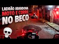 ROCAM identifica moto usada em roubo e suspeito abandona o veículo na fuga - ROCAM CAPÃO