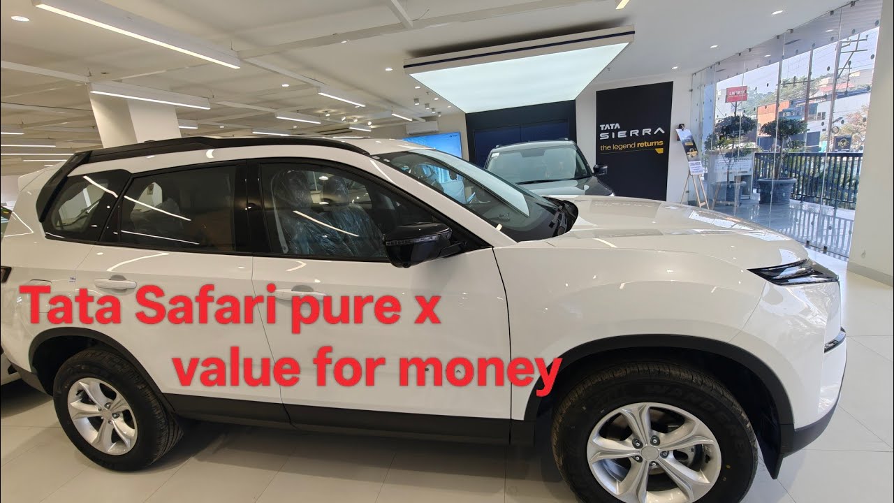 Tata Safari pure x variant with panoramic sunroof | 17.49 lakh only value for money 