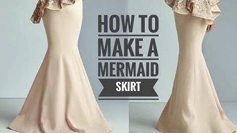 How to make a mermaid skirt using the slash and spread method. #patterndrafting #slashandspread