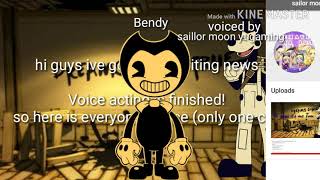 Voice Actors For Bendy Animation