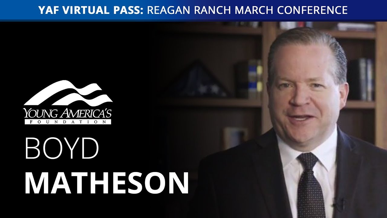Boyd Matheson LIVE at the Reagan Ranch March Conference YouTube