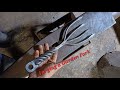 Blacksmithing garden fork