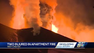 1 firefighter, 1 resident injured in West Chester apartment fire
