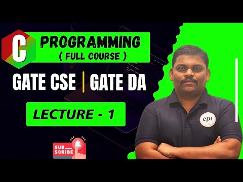 C-Programming Full Course | Lecture-1 | GATE CSE | GATE DA - YouTube