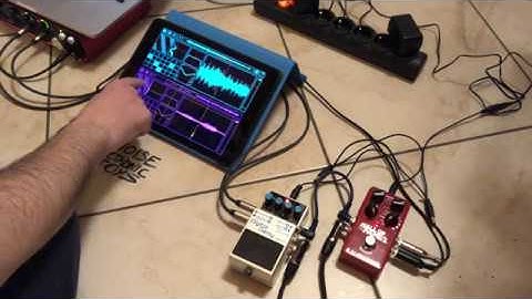 SpaceCraft Granular Synth iPad Live Performance #granular #granularsynthesis #electronicmusic