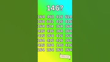 " Can You Find 146? Number Puzzle Challenge! #quizblitz