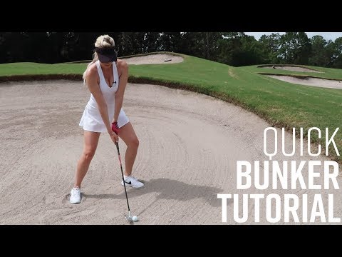 QUICK BUNKER TUTORIAL // HOW TO HIT OUT OF FAIRWAY AND AWKWARD BUNKERS