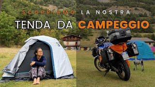 🏕️ MH100 F&B 🏕️ La nostra TENDA da CAMPEGGIO in MOTO 💣​