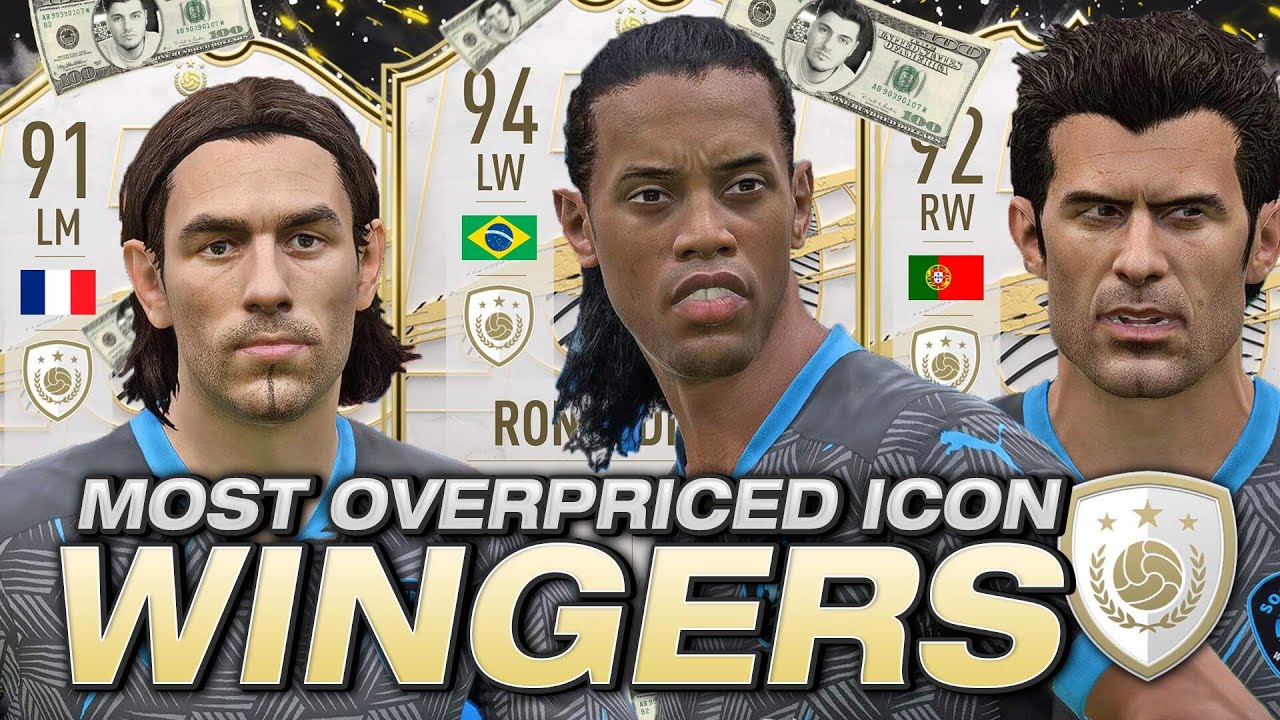 TOP 5 MOST OVERPRICED ICON WINGERS IN FIFA 21 ULTIMATE TEAM