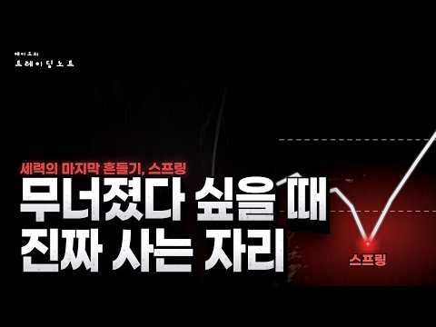 바닥 깨졌다고 던지면 털리는 이유, 스프링 구별법 | 와이코프 4편