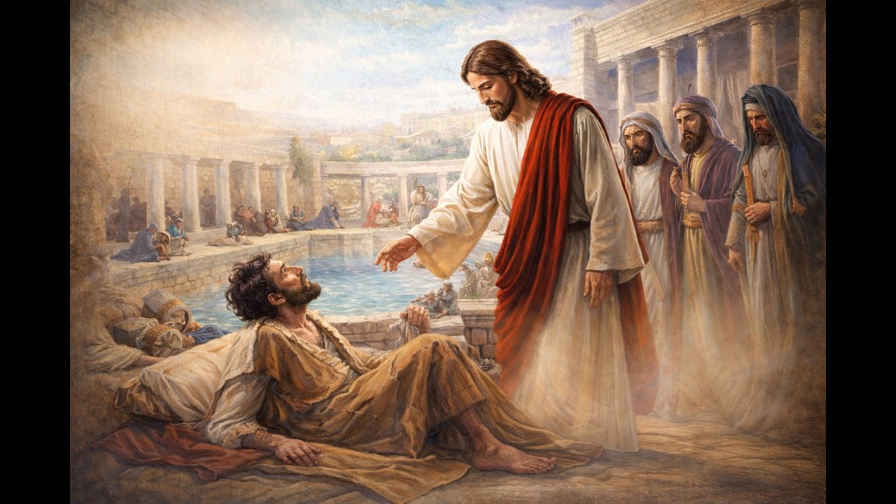 Der dritte Sonntag der Fastenzeit Der Gelähmte الأحد الثالث من الصوم شفاء المخلع