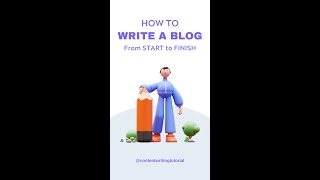 How to write a blog for beginners from START to FINISH