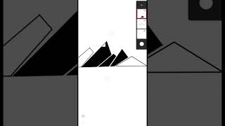 Mountain infinite painter tutorial beginner for android #shorts #infinitepainter #drawing